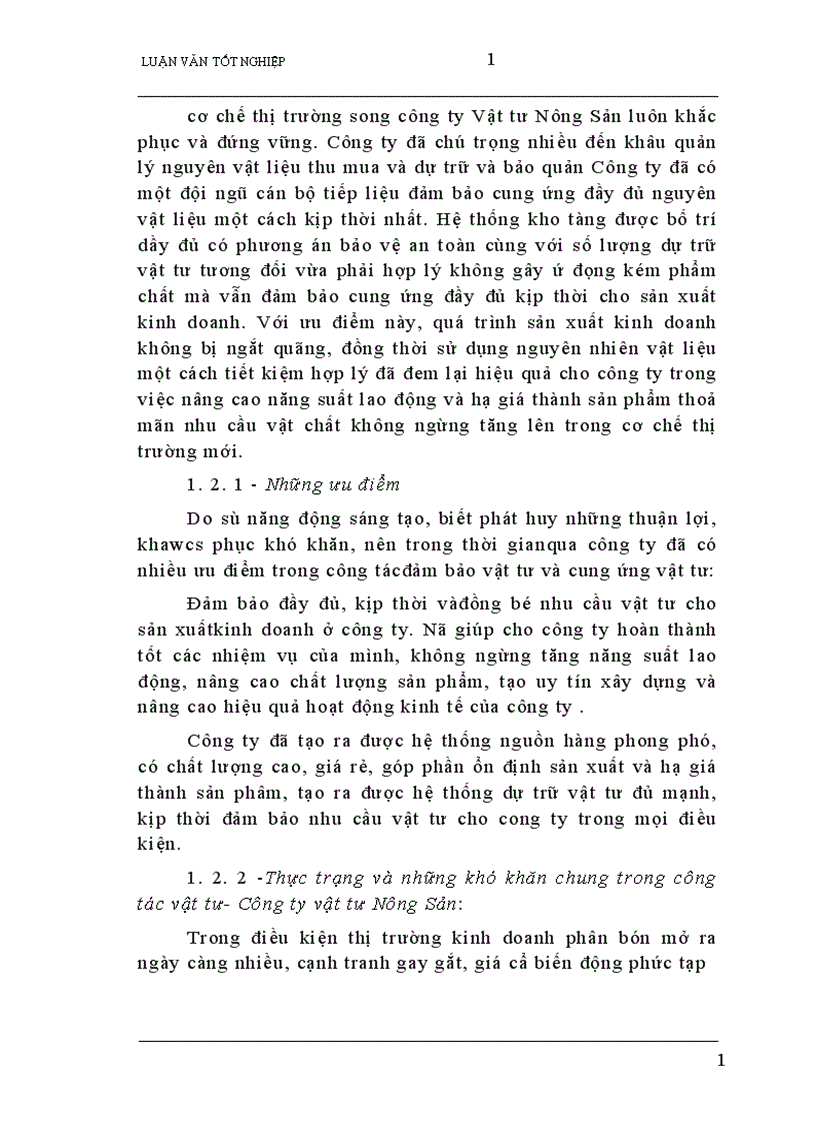 image for page Nâng cao hiệu quả Quản lý vật tư ở Công ty vật tư Nông sản 1