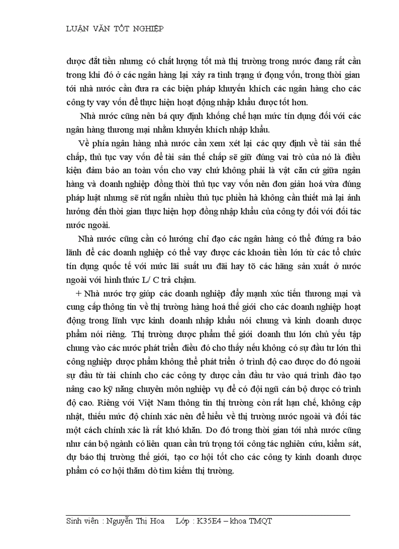 image for page Hoàn thiện quy trình nhập khẩu nguyên liệu và thành phẩm tân dược tại Công ty dược liệu TWI Hà Nội