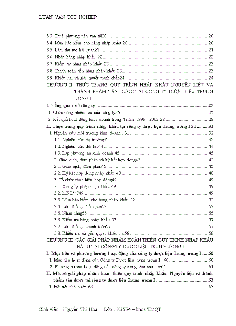 image for page Hoàn thiện quy trình nhập khẩu nguyên liệu và thành phẩm tân dược tại Công ty dược liệu TWI Hà Nội