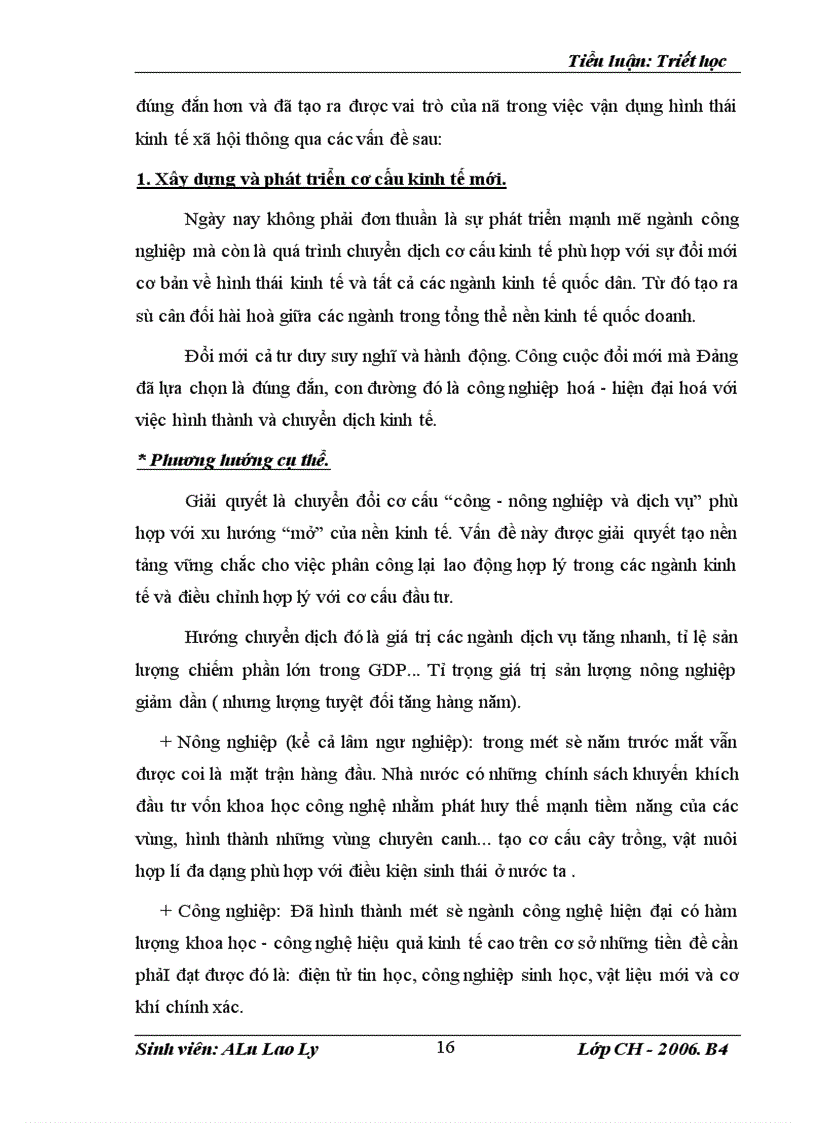 image for page Vận dụng Lý luận hình thái kinh tế xã hội để phân tích vai trò của nhà nước đối với nền kinh tế Việt nam hiện nay 1