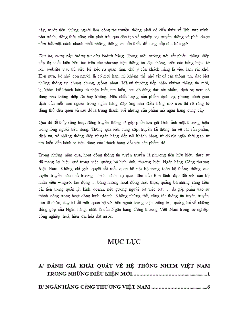 image for page Ứng dụng ma trận SWOT để hình thành chiến lược kinh doanh của Ngân hàng Công thương Việt Nam