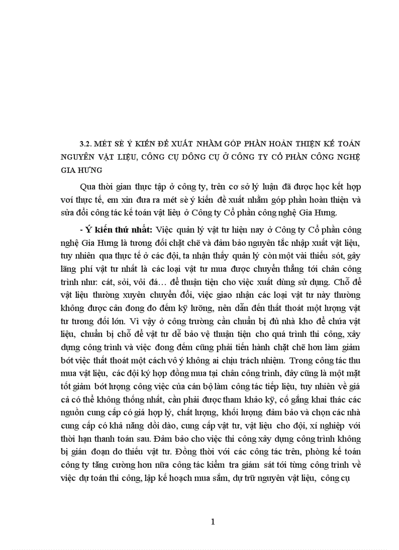 image for page Thực trạng kế toán nguyên vật liệu công cụ dụng cụ ở Công ty cổ phần công nghệ Gia Hưng