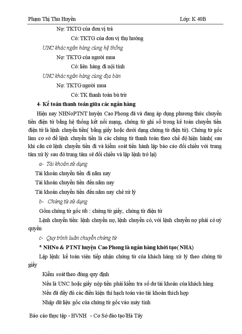 image for page Cơ cấu tổ chức và tình hình hoạt động của NHNo PTNT huyện Cao Phong