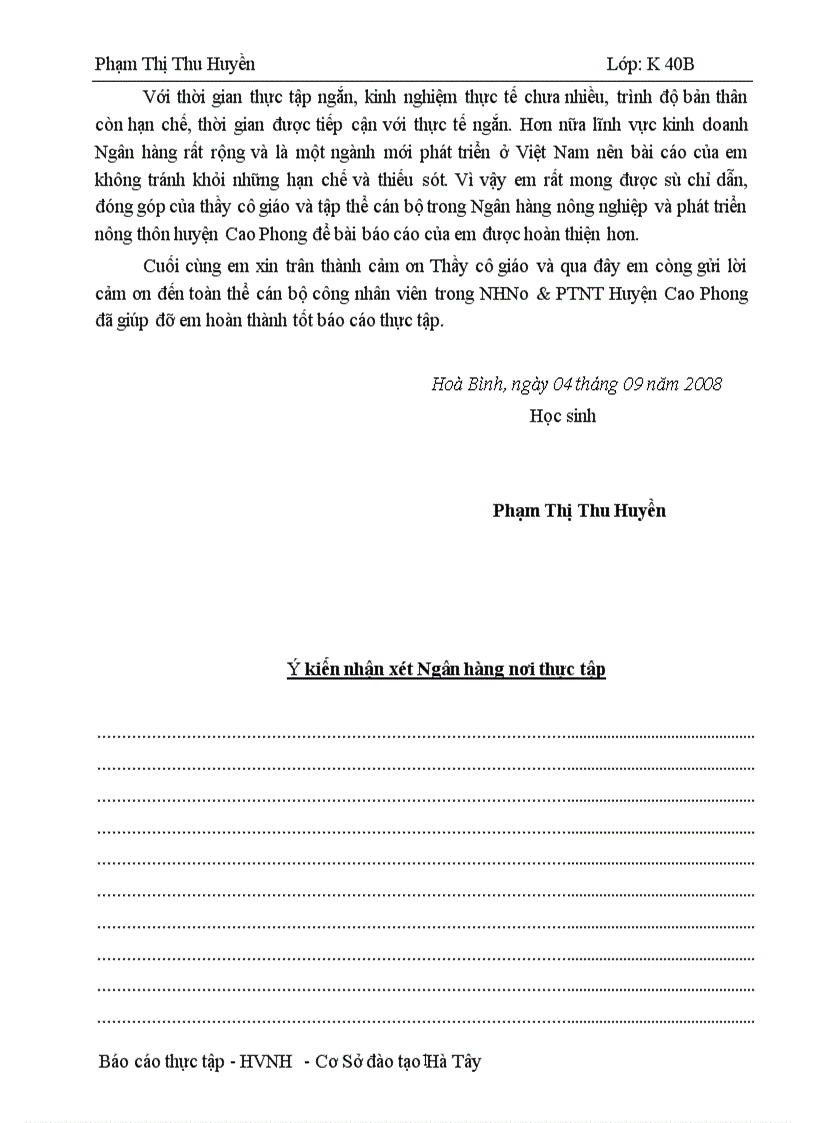 image for page Cơ cấu tổ chức và tình hình hoạt động của NHNo PTNT huyện Cao Phong