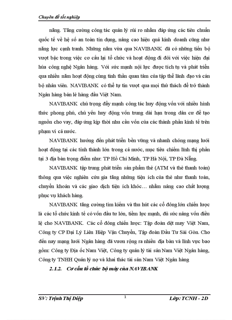 image for page Giải pháp nâng cao hiệu quả huy động vốn của Ngân hàng thương mại cổ phần NAM VIÊT NAVIBANK