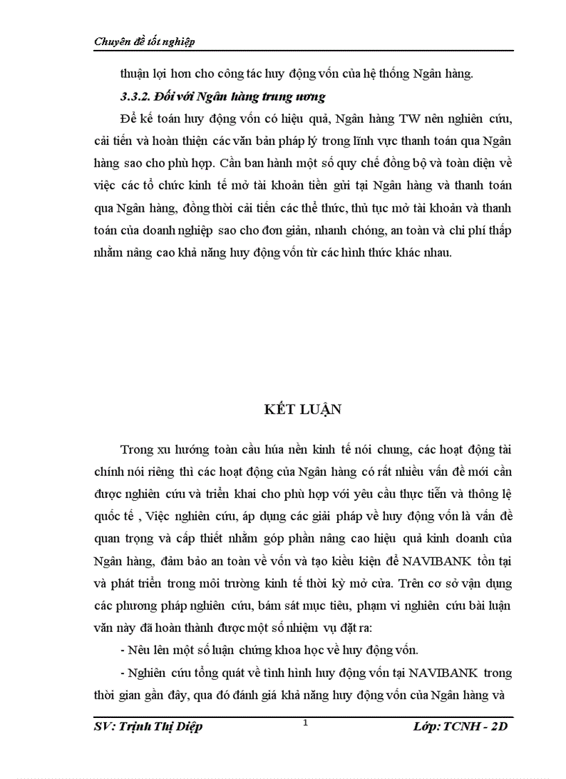 image for page Giải pháp nâng cao hiệu quả huy động vốn của Ngân hàng thương mại cổ phần NAM VIÊT NAVIBANK