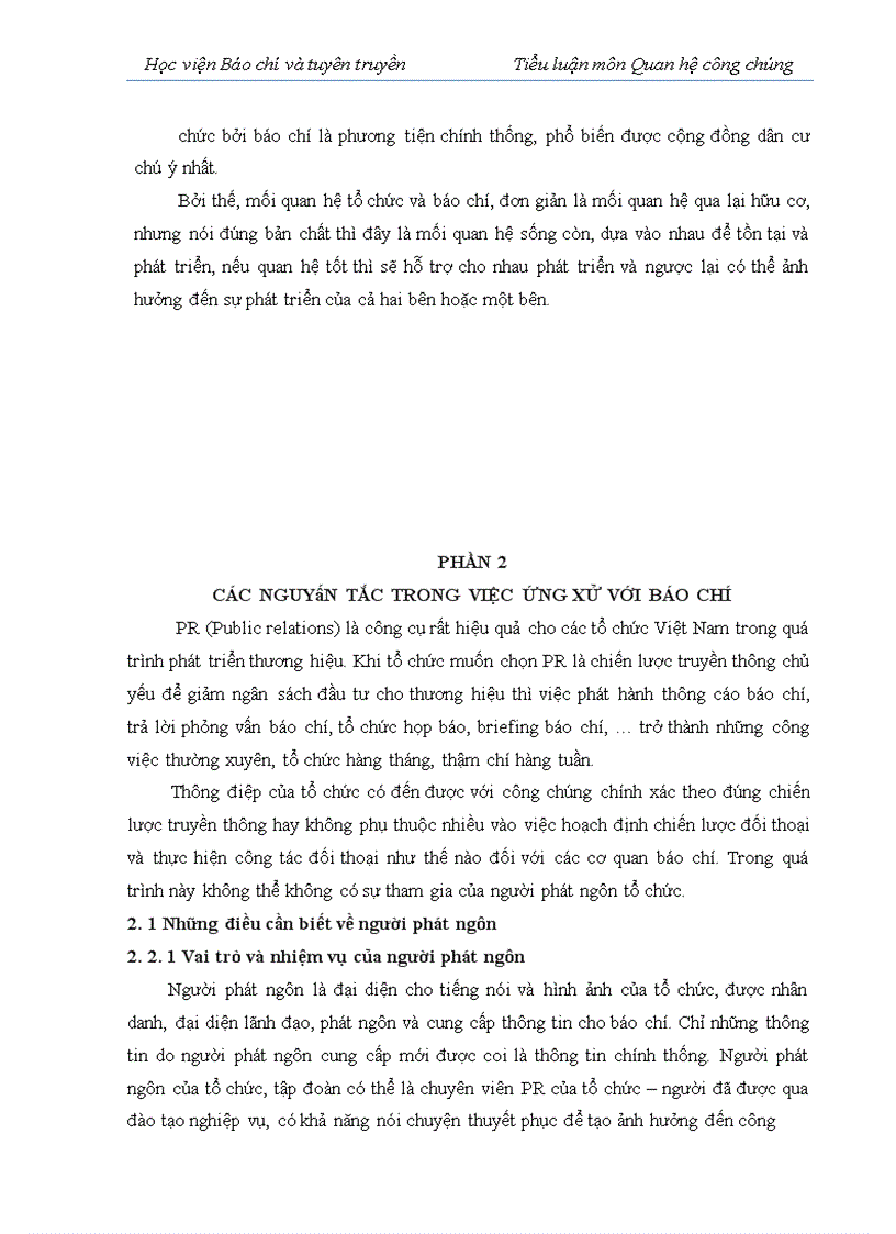 image for page Những hiểu biết cơ bản nhất về việc PR cùng mối quan hệ quan trọng giữa PR tổ chức báo chí thêm vào đó là những hiểu biết về qui tắc phát ngôn vai trò của người phát ngôn cùng công việc thực hiện Thông cáo báo chí