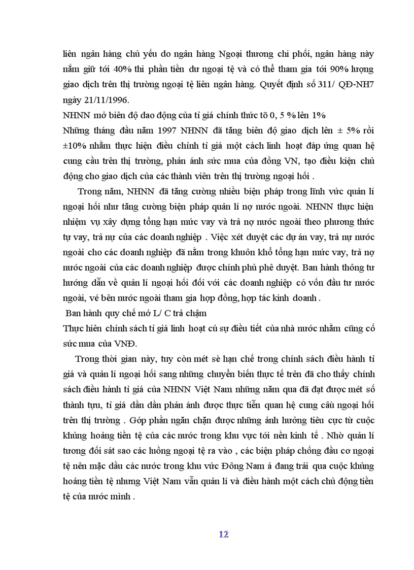 image for page Nghiệp vụ Quản lý Ngoại hối của Ngân hàng Nhà Nước Việt Nam