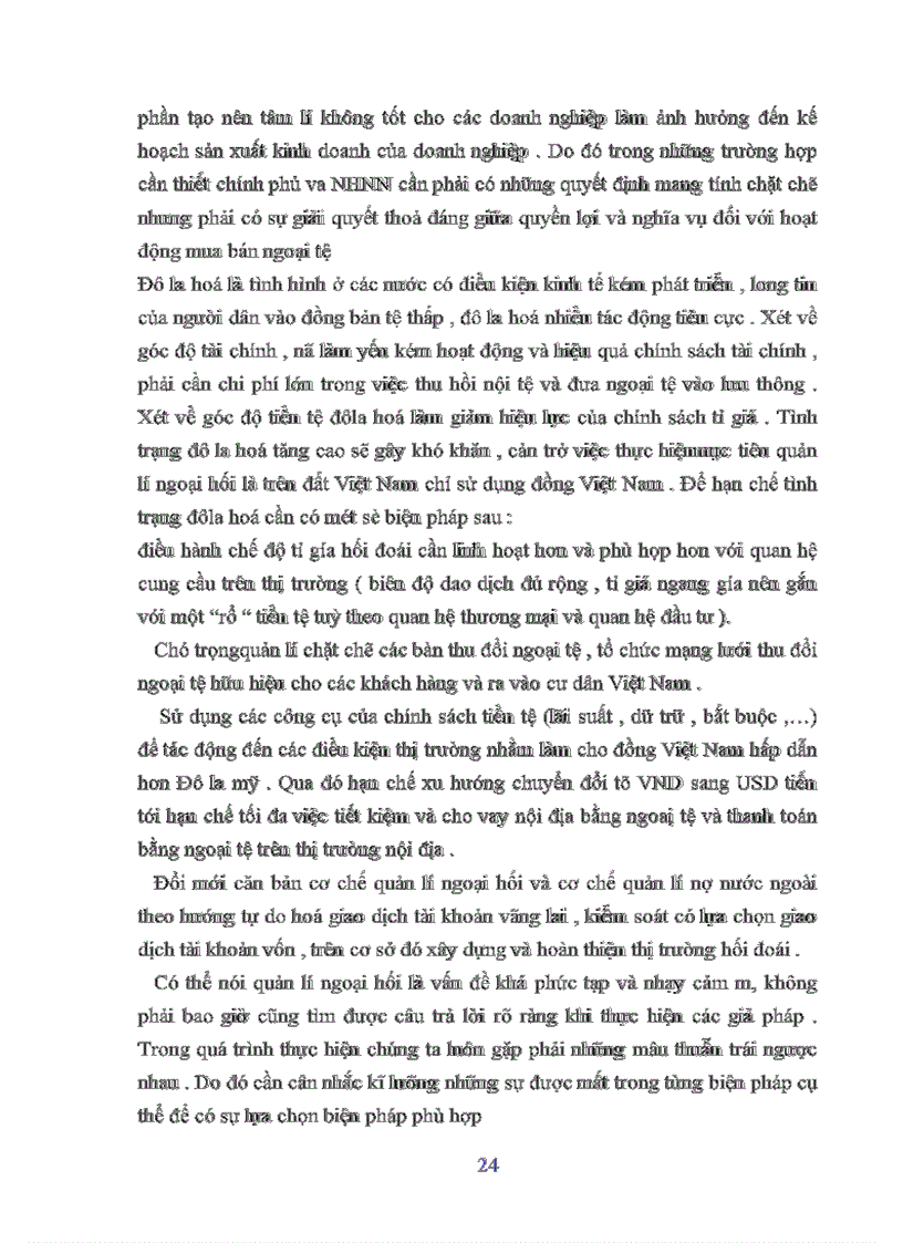 image for page Nghiệp vụ Quản lý Ngoại hối của Ngân hàng Nhà Nước Việt Nam