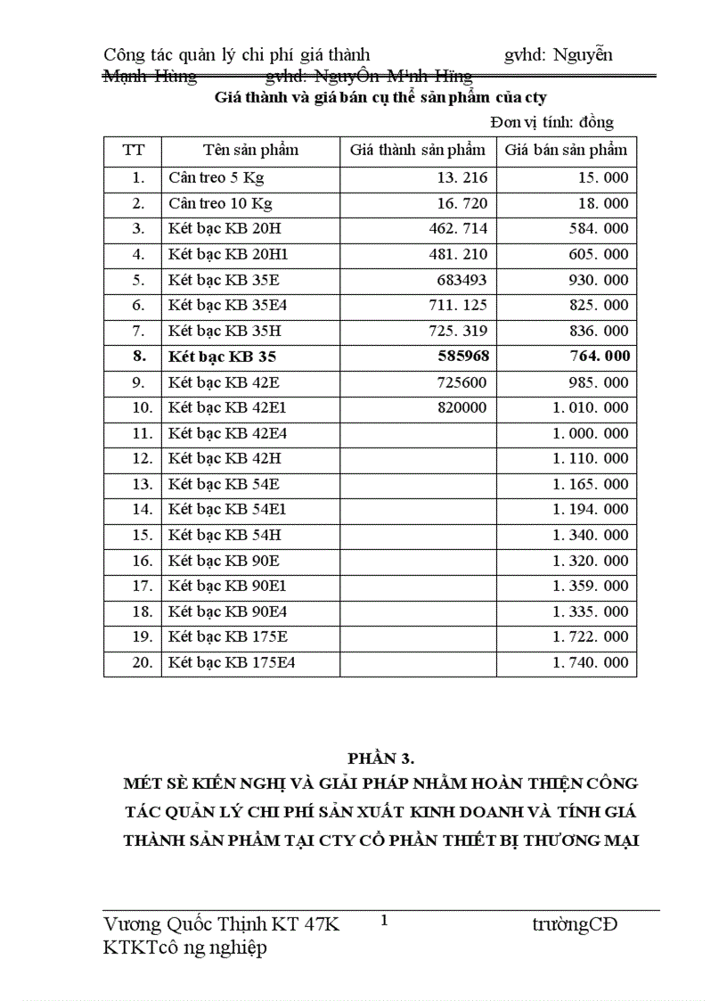 image for page Một số giải pháp chủ yếu nhằm tăng cường công tác quản lý chi phí sản xuất kinh doanh và giá thành sản phẩm tại Cty
