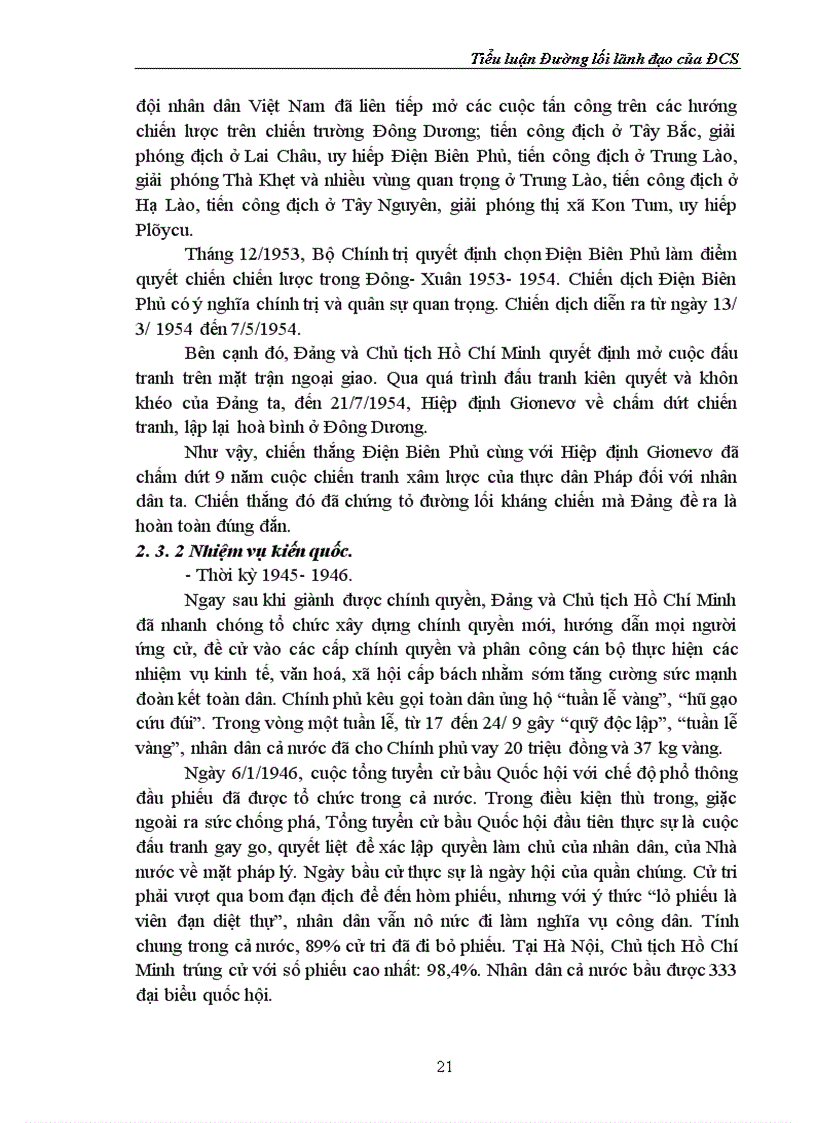 image for page Đảng giải quyết mối quan hệ giữa kháng chiến và kiến quốc trong cuộc kháng chiến chống thực dân Pháp 1945 1954 làm đề tài tiểu luận của mình trong học phần Đảng Cộng sản Việt Nam lãnh đạo cuộc kháng chiến chống thực dân Pháp và can thiệp Mỹ 1945 1954