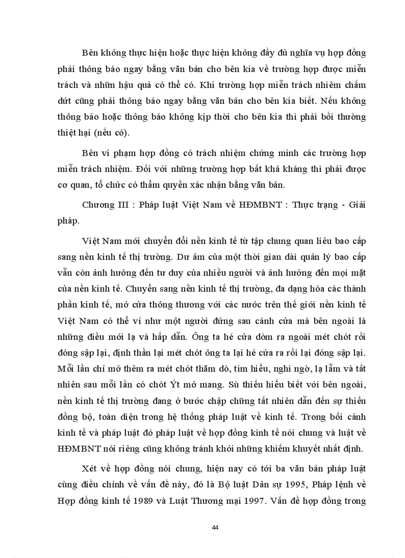 image for page Một số vấn đề pháp lý về ký kết và thực hiện Hợp đồng mua bán ngoại thương