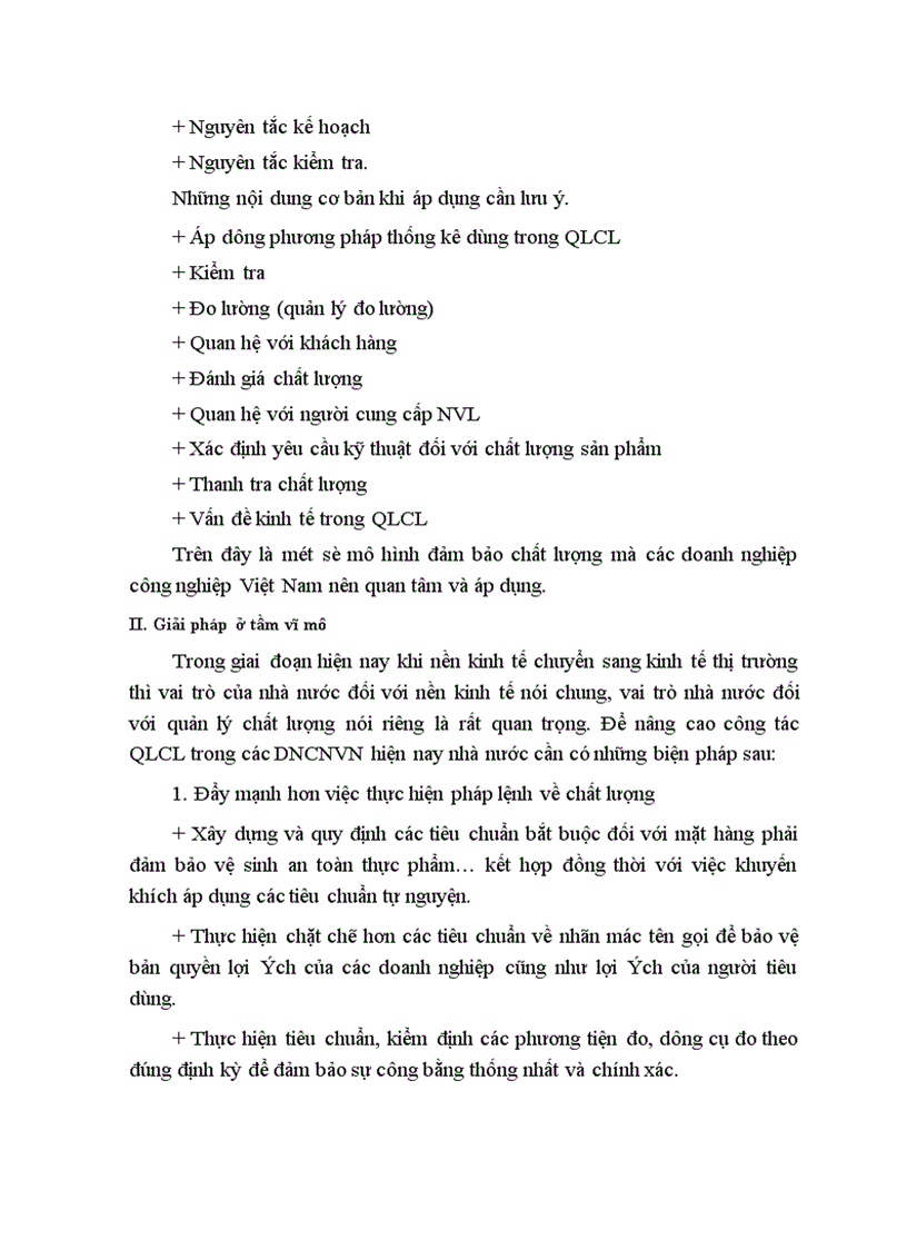 image for page Quản lý chất lượng thực trạng và một số giải pháp nhằm áp dụng một cách hợp lý và hiệu quả hệ thống quản trị chất lượng trong các DNCN Việt Nam 1