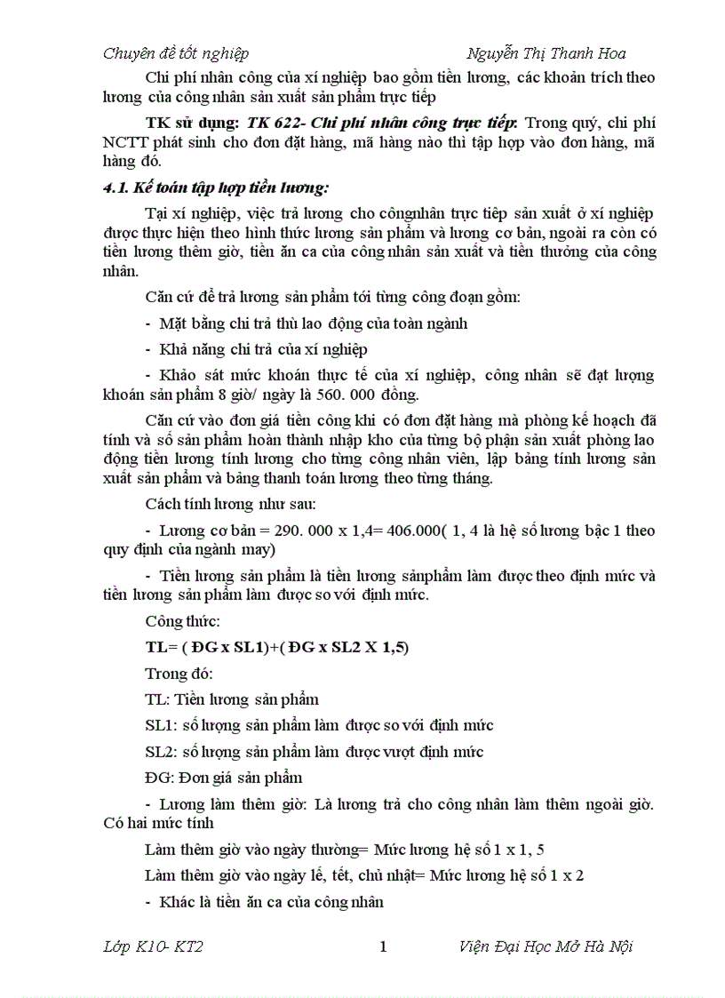 image for page Kế toán tập hợp chi phí sản xuất và tính giá thành sản phẩm tại Xí nghiệp May Xuất khẩu Thanh Trì 1