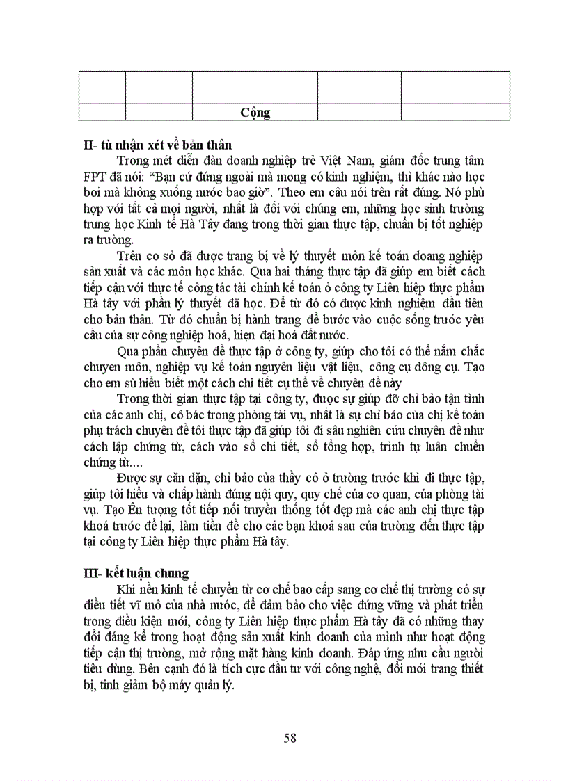 image for page Tổ chức công tác kế toán nguyên vật liệu công cụ dụng ở công ty liên hiệp thực phẩm Hà tây 1