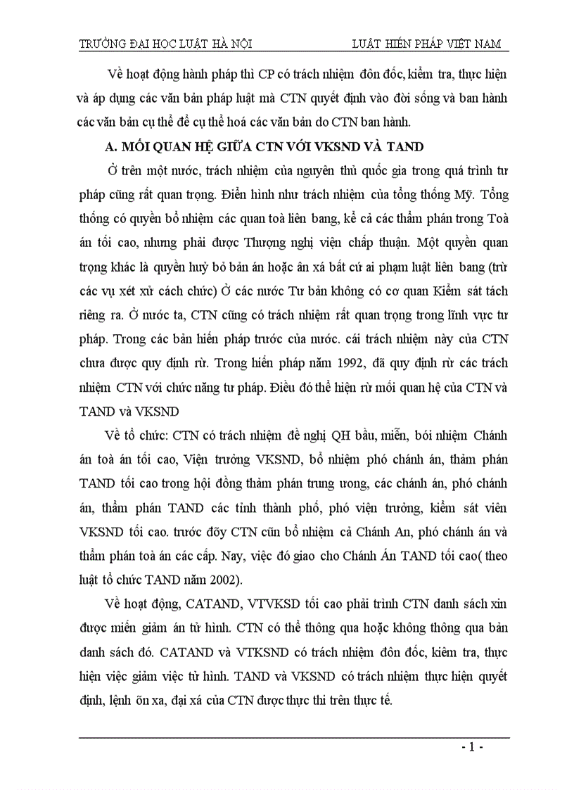 image for page Mối quan hệ giữa Chủ tịch nước và Quốc hội Chính phủ Viện kiểm sát và Tòa án nhân dân