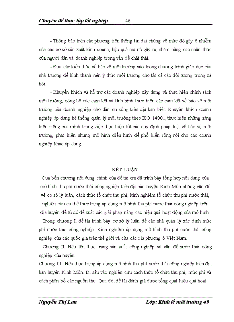 image for page Nghiên cứu mô hình tính phí nước thải công nghiệp và đề xuất một số giải pháp nhằm nâng cao hiệu quả thu phí nước thải công nghiệp trên địa bàn huyện Kinh Môn