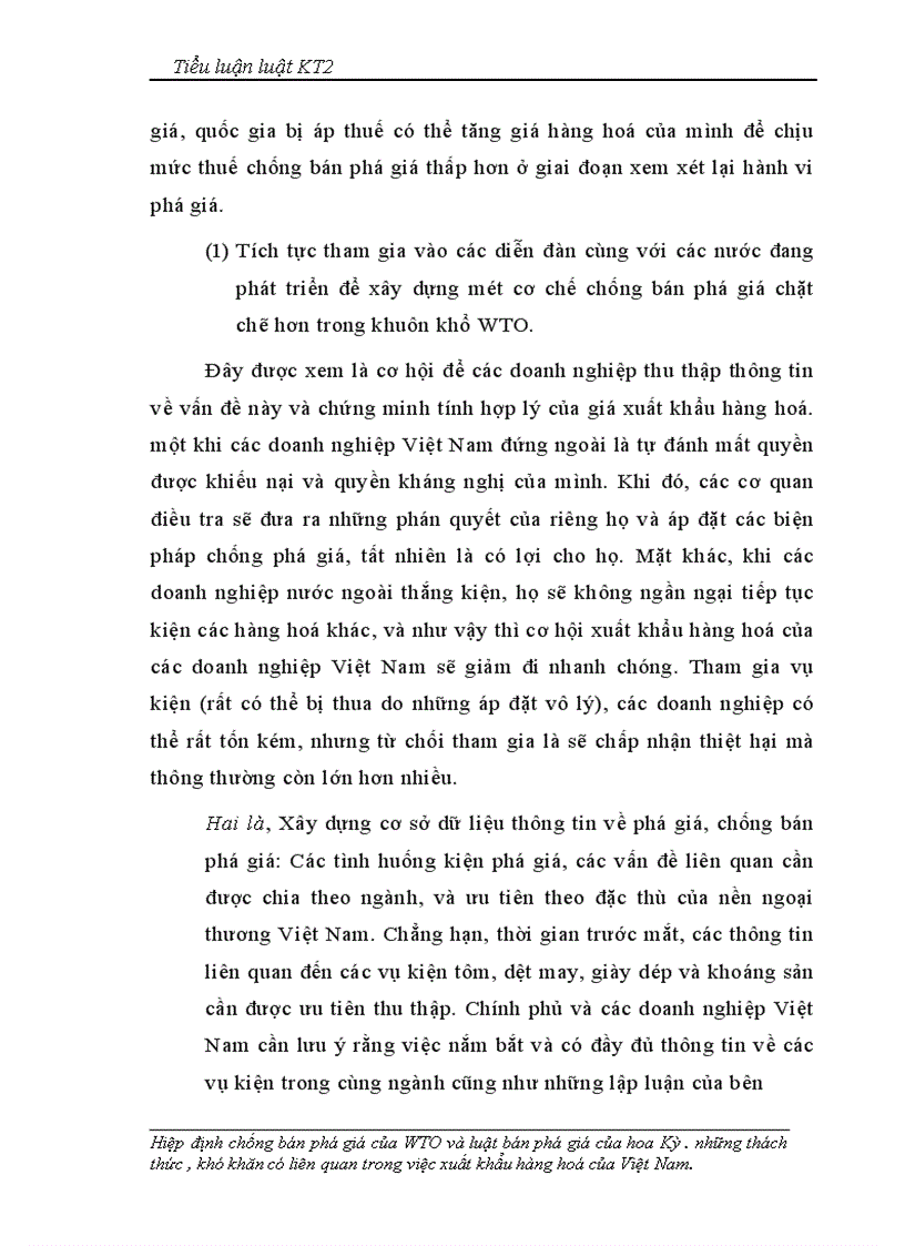 image for page Hiệp định chống bán phá giá của WTO và luật chống bán phá giá của Hoa Kỳ