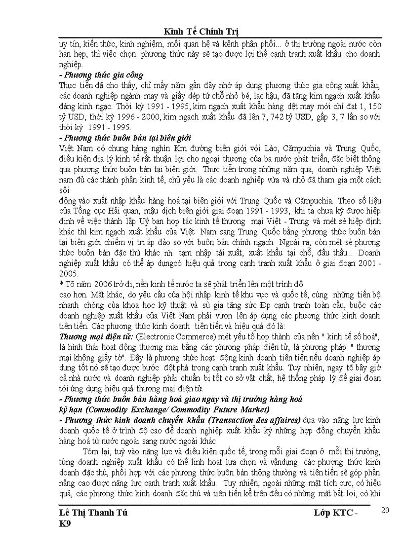 image for page Một số giải pháp nhằm nâng cao khả năng cạnh tranh hàng hoá của các doanh nghiệp việt nam trong tiến trình hội nhập quốc tế