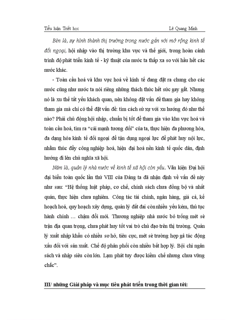 image for page Vận dụng quy luật về sự phù hợp của qhsx với tính chất và trình độ pt của llsx vào quá trình pt kTTT định hướng xhcn ở Vn