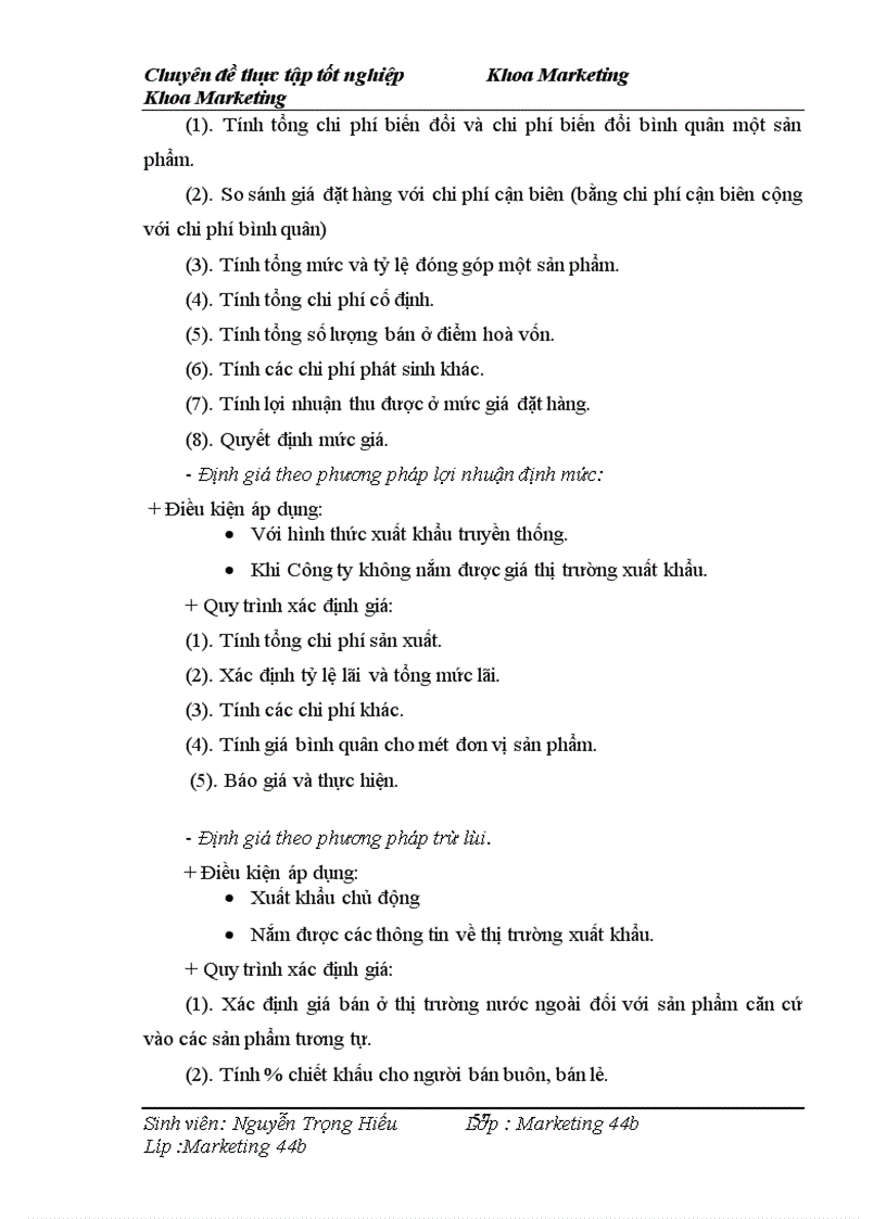 image for page Ứng dụng MAR MIX trong kinh doanh xuất khẩu của công ty 20