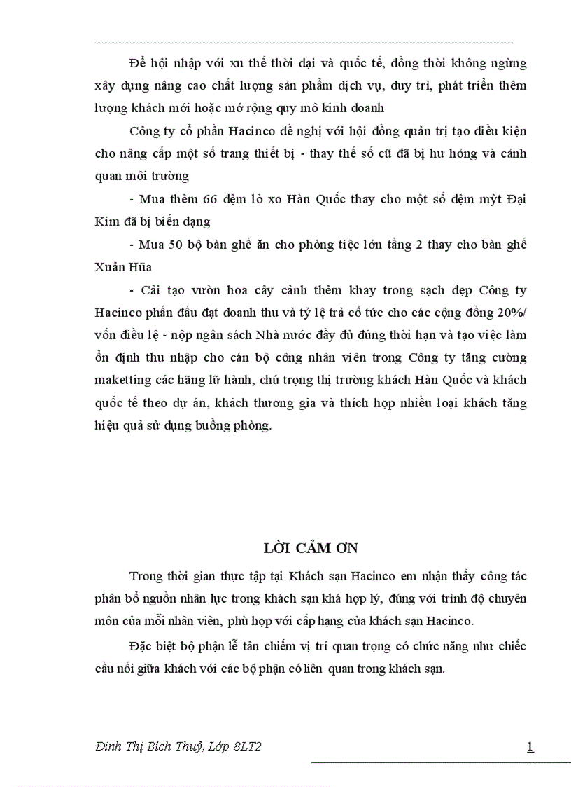 image for page Tìm hiểu bộ máy hoạt động của bộ phận lễ tân tại khách sạn Hacinco