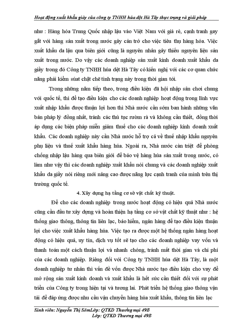 image for page Hoạt động xuất khẩu giày của công ty TNHH hóa dệt Hà Tây thực trạng và giải pháp