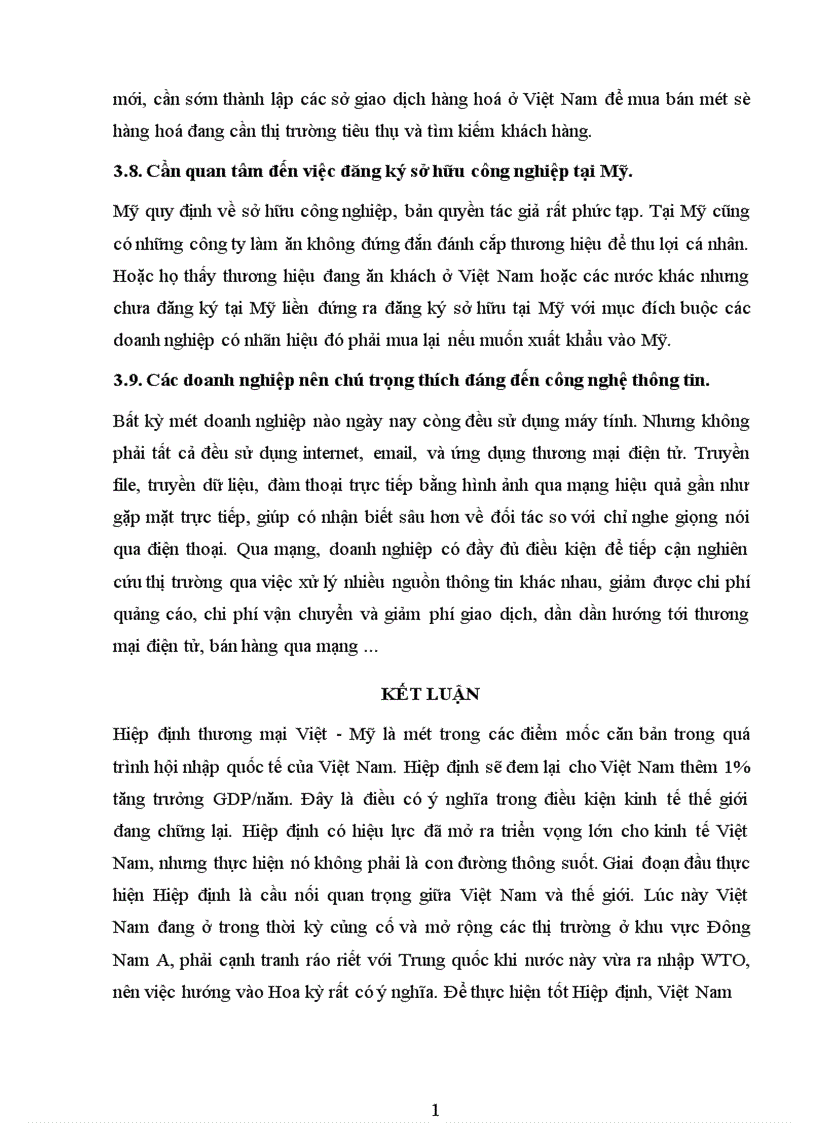 image for page Hiệp định thương MạI Việt Mỹ với vấn đề xuất khẩu hàng hoá của Việt Nam sang Mỹ