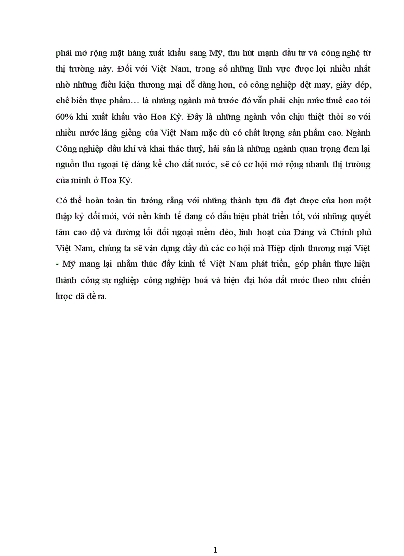 image for page Hiệp định thương MạI Việt Mỹ với vấn đề xuất khẩu hàng hoá của Việt Nam sang Mỹ