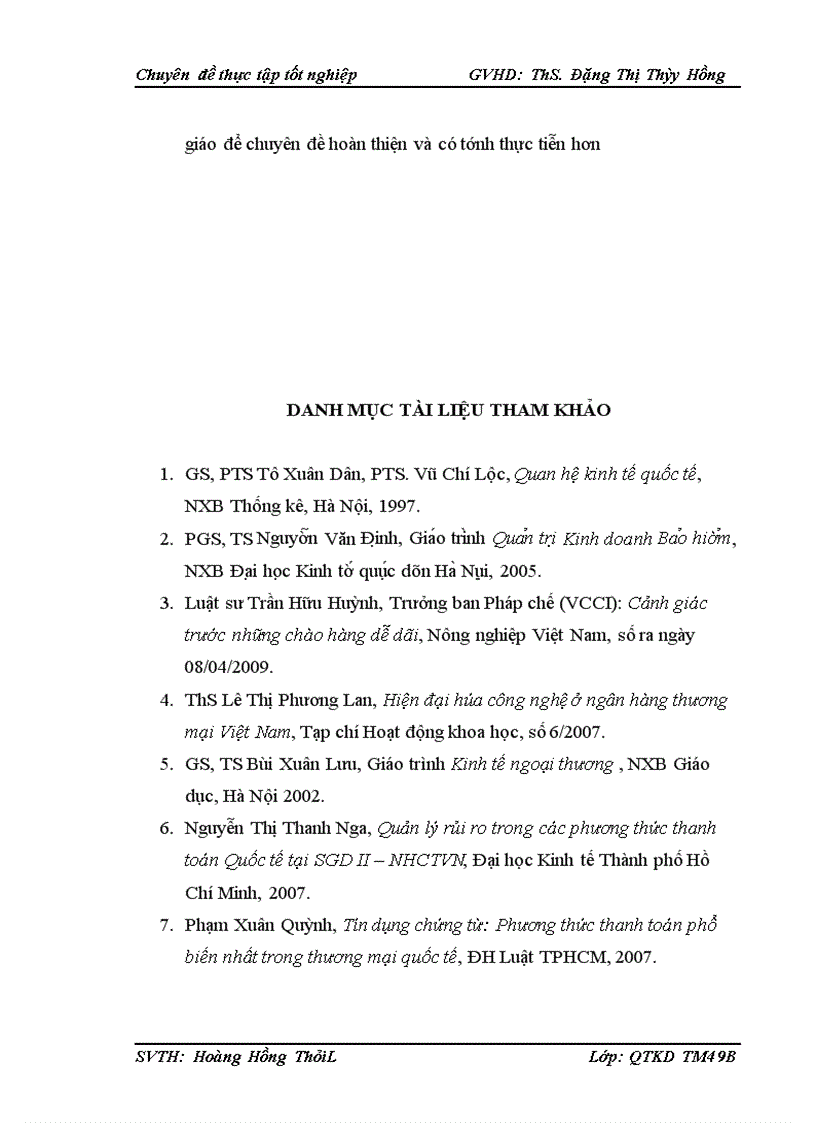 image for page Quản lý rủi ro trong các phương thức thanh toán quốc tế tại Ngân hàng Công thương Việt Nam chi nhánh Ba Đình