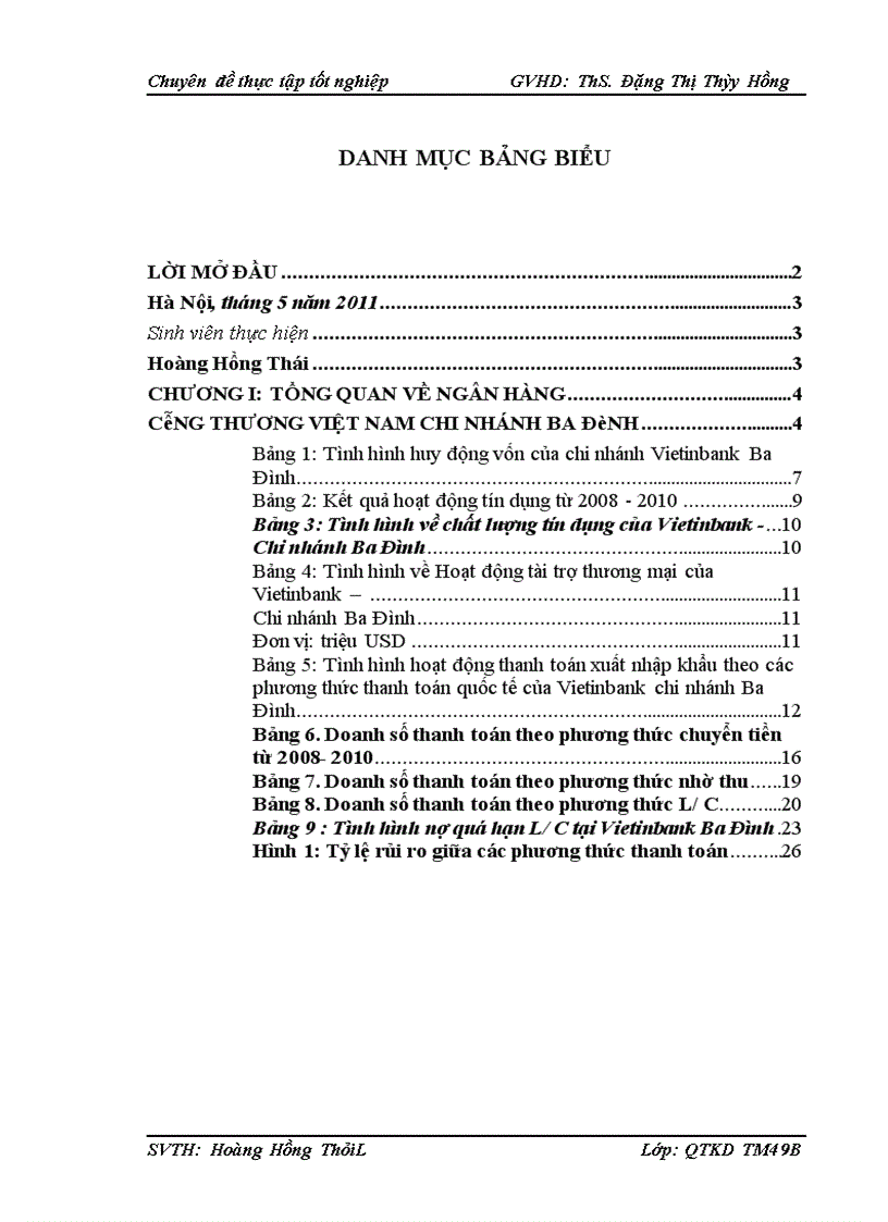 image for page Quản lý rủi ro trong các phương thức thanh toán quốc tế tại Ngân hàng Công thương Việt Nam chi nhánh Ba Đình