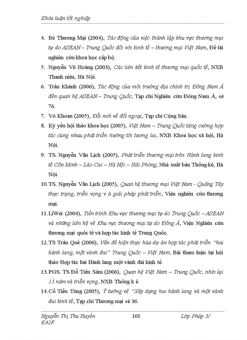 image for page Hành lang kinh tế việt trung và ảnh hưởng của nó tới hoạt động ngoại thương của việt nam 1