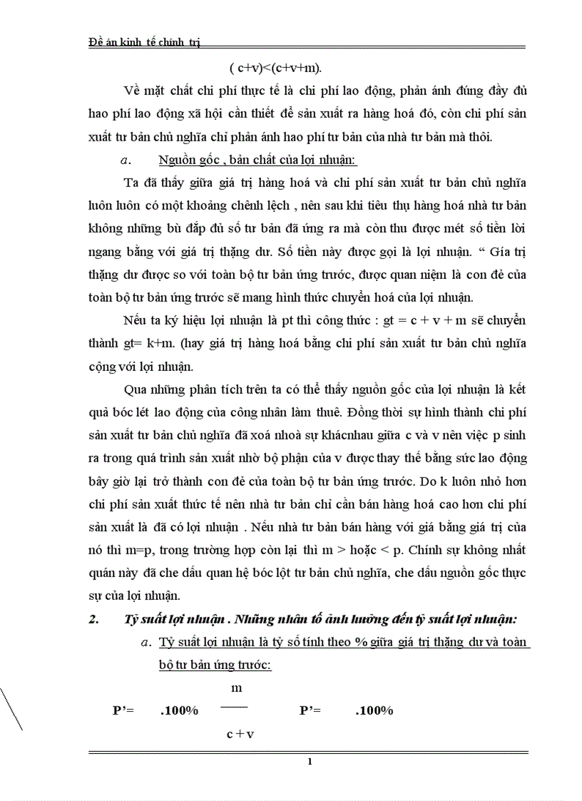 image for page Những vấn đề cơ bản về lợi nhuận và vai trò của lợi nhuận trong nền kinh tế thị trường 1