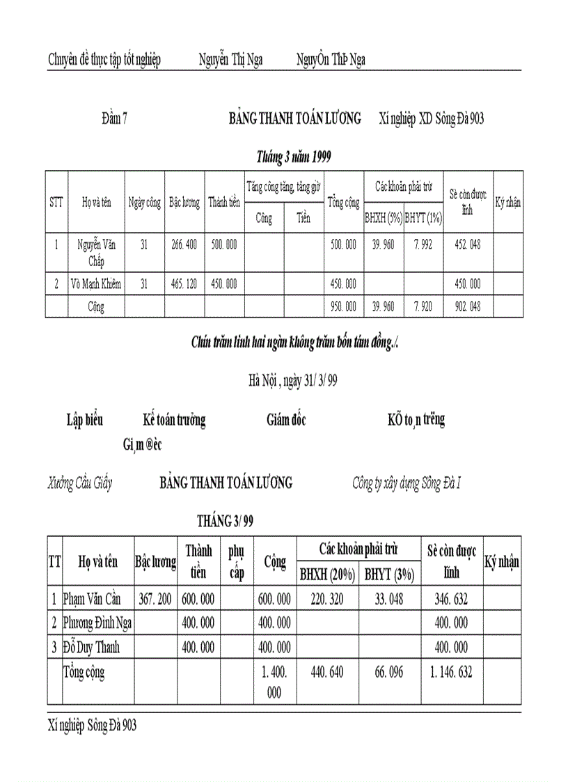 image for page Hạch toán tiền lương và bảo hiểm 1