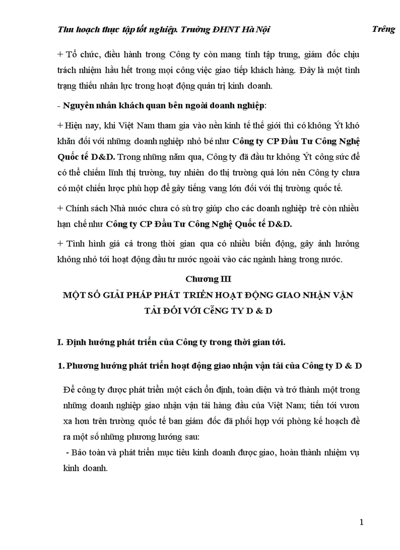 image for page Thực trạng hoạt động giao nhận vận tải hàng hóa tại Công ty Cổ phần Đầu Tư Công Nghệ Quốc Tế D D