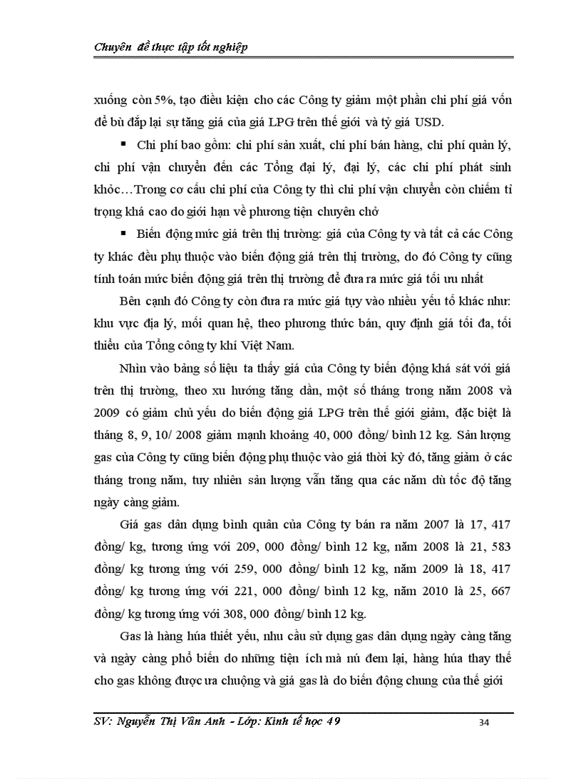 image for page Phân tích các yếu tố ảnh hưởng và dự báo cầu sản phẩm gas của Công ty Cổ phần kinh doanh Khí hóa lỏng Miền Bắc