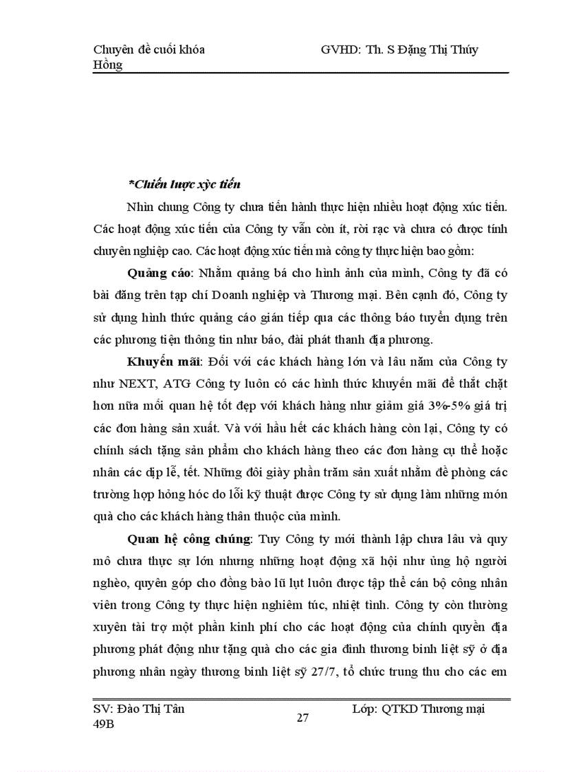 image for page Giải pháp nâng cao hiệu quả hoạt động xúc tiến của Công ty TNHH Hoá dệt Hà Tây