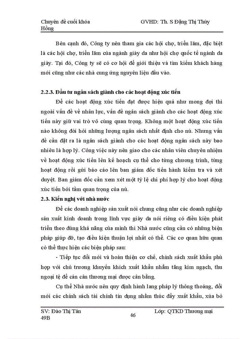 image for page Giải pháp nâng cao hiệu quả hoạt động xúc tiến của Công ty TNHH Hoá dệt Hà Tây