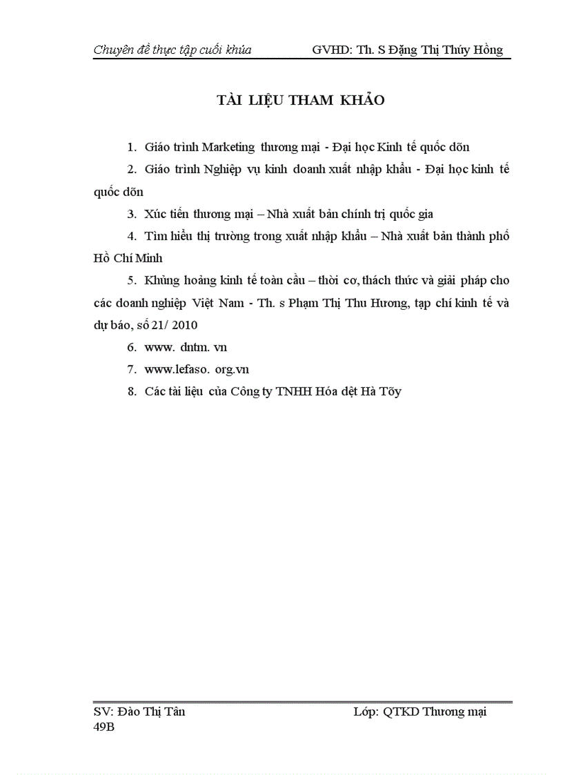 image for page Giải pháp nâng cao hiệu quả hoạt động xúc tiến của Công ty TNHH Hoá dệt Hà Tây
