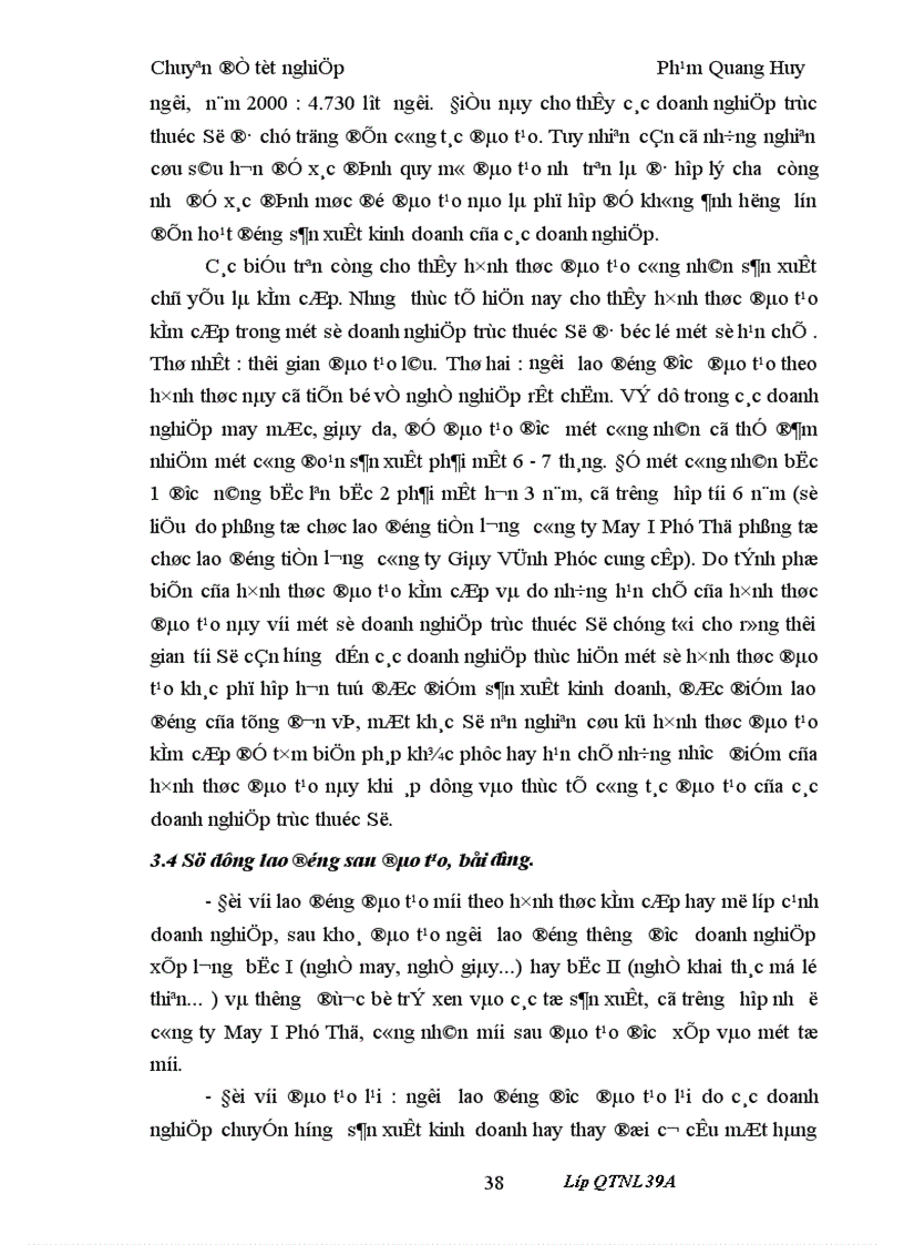 image for page Chiến lược đào tạo phát triển nguồn nhân lực cho các doanh nghiệp Nhà nước trực thuộc Sở Công nghiệp Phú Thọ đến năm 2005 1