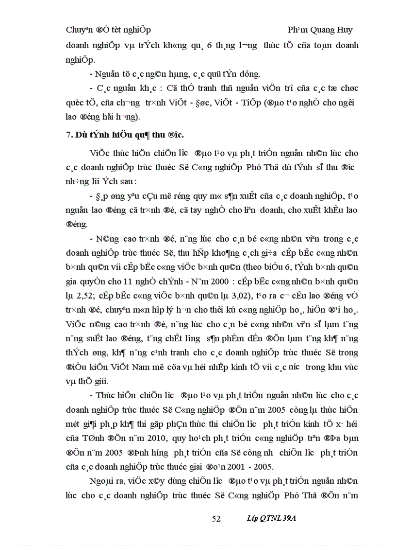 image for page Chiến lược đào tạo phát triển nguồn nhân lực cho các doanh nghiệp Nhà nước trực thuộc Sở Công nghiệp Phú Thọ đến năm 2005 1