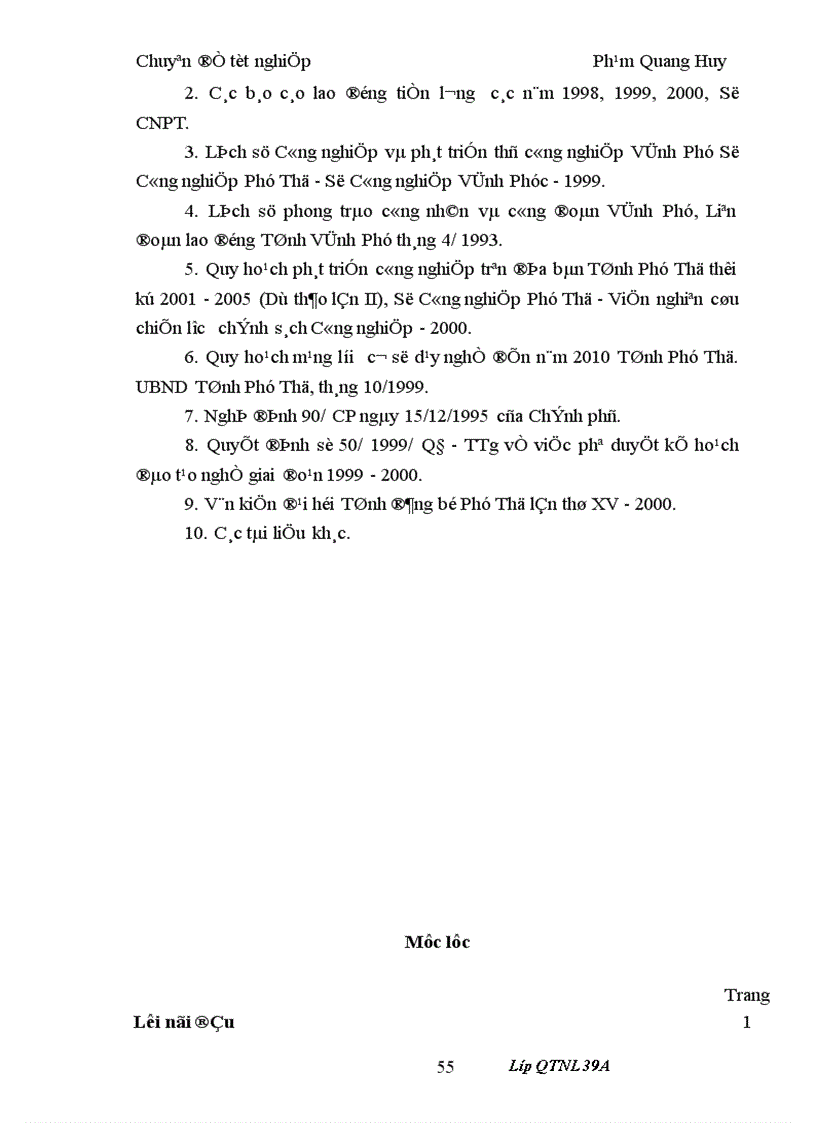 image for page Chiến lược đào tạo phát triển nguồn nhân lực cho các doanh nghiệp Nhà nước trực thuộc Sở Công nghiệp Phú Thọ đến năm 2005 1