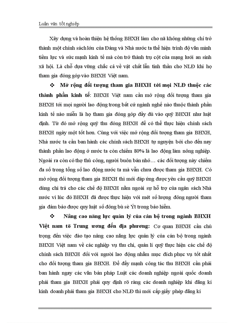 image for page Kiến nghị và giải pháp nhằm nâng cao hiệu quả của công tác thu BHXH ở Việt Nam 1