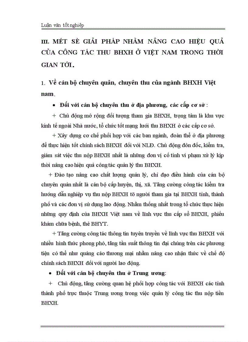 image for page Kiến nghị và giải pháp nhằm nâng cao hiệu quả của công tác thu BHXH ở Việt Nam 1