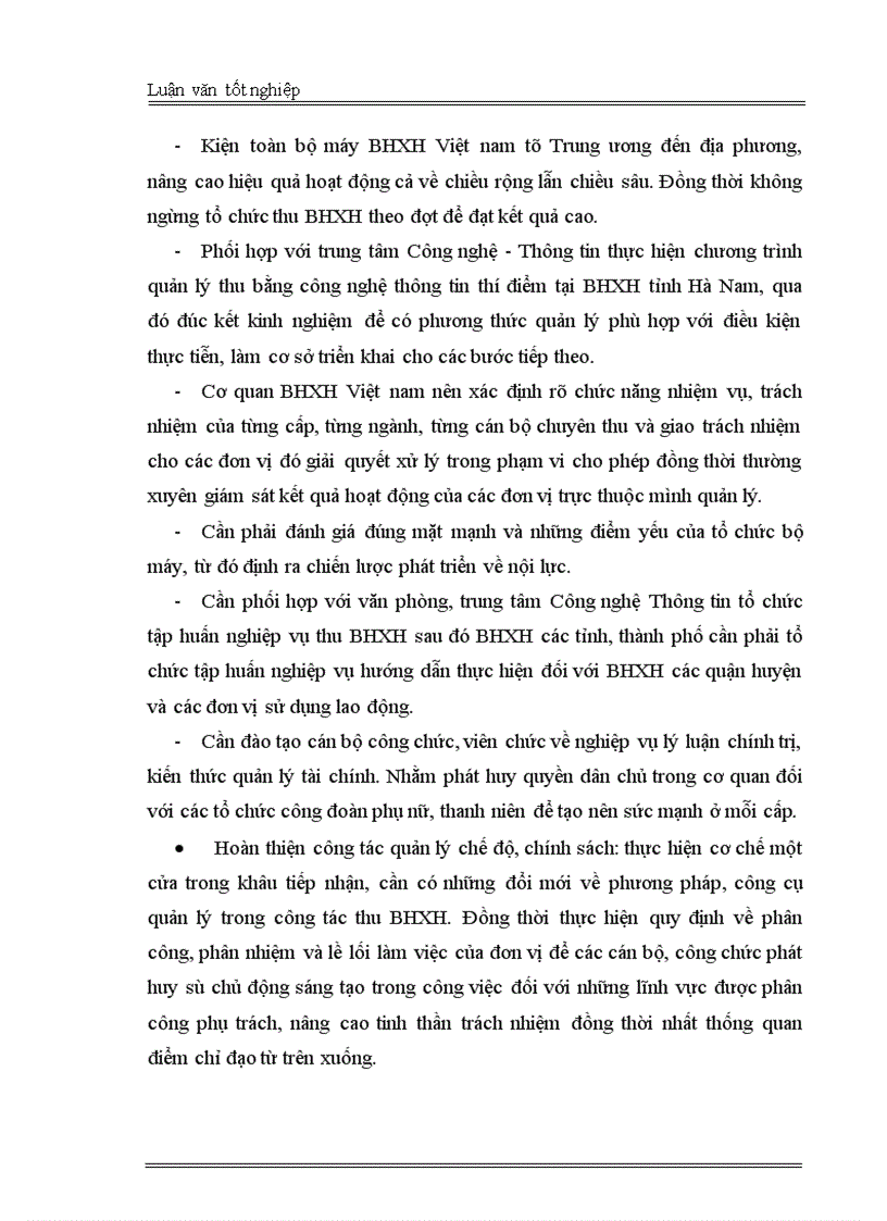 image for page Kiến nghị và giải pháp nhằm nâng cao hiệu quả của công tác thu BHXH ở Việt Nam 1