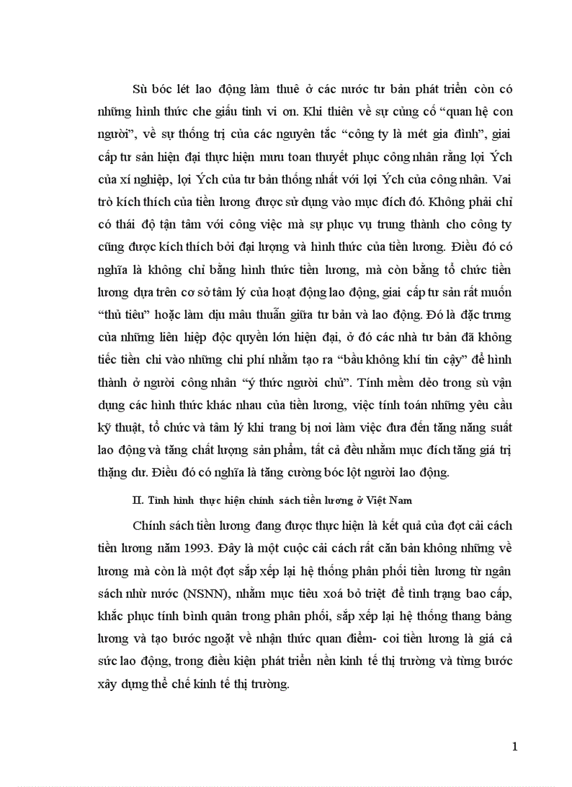 image for page Tình hình thực hiện chính sách tiền lương ở Việt Nam