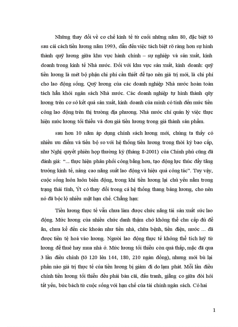 image for page Tình hình thực hiện chính sách tiền lương ở Việt Nam