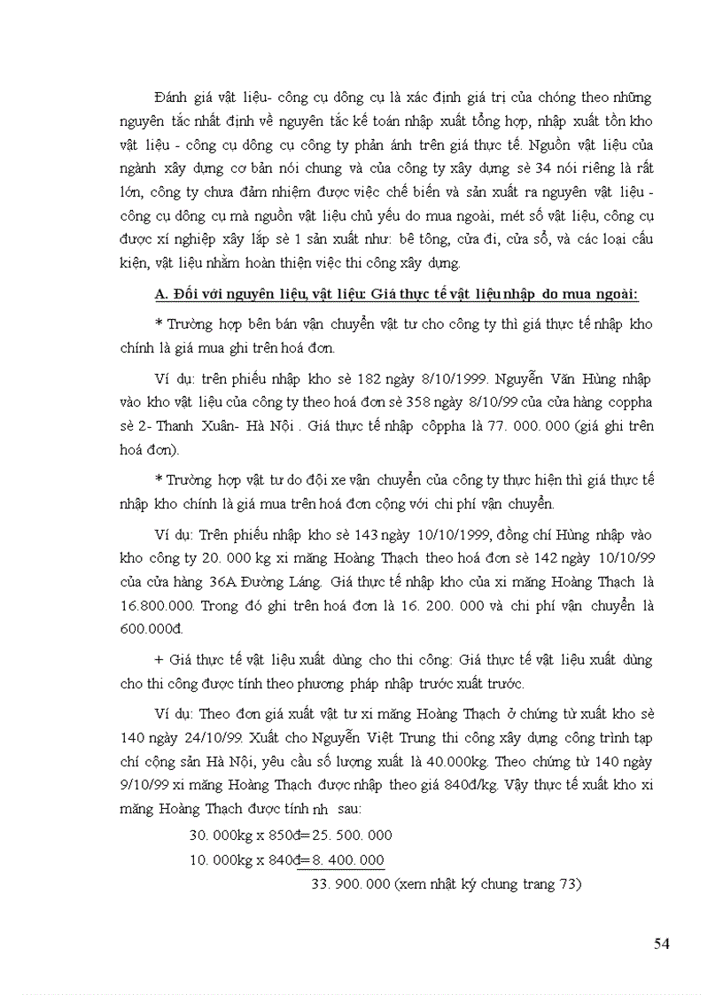 image for page Tổ chức công tác kế toán nguyên vật liệu công cụ dụng cụ ở công ty xây dựng số 34 1