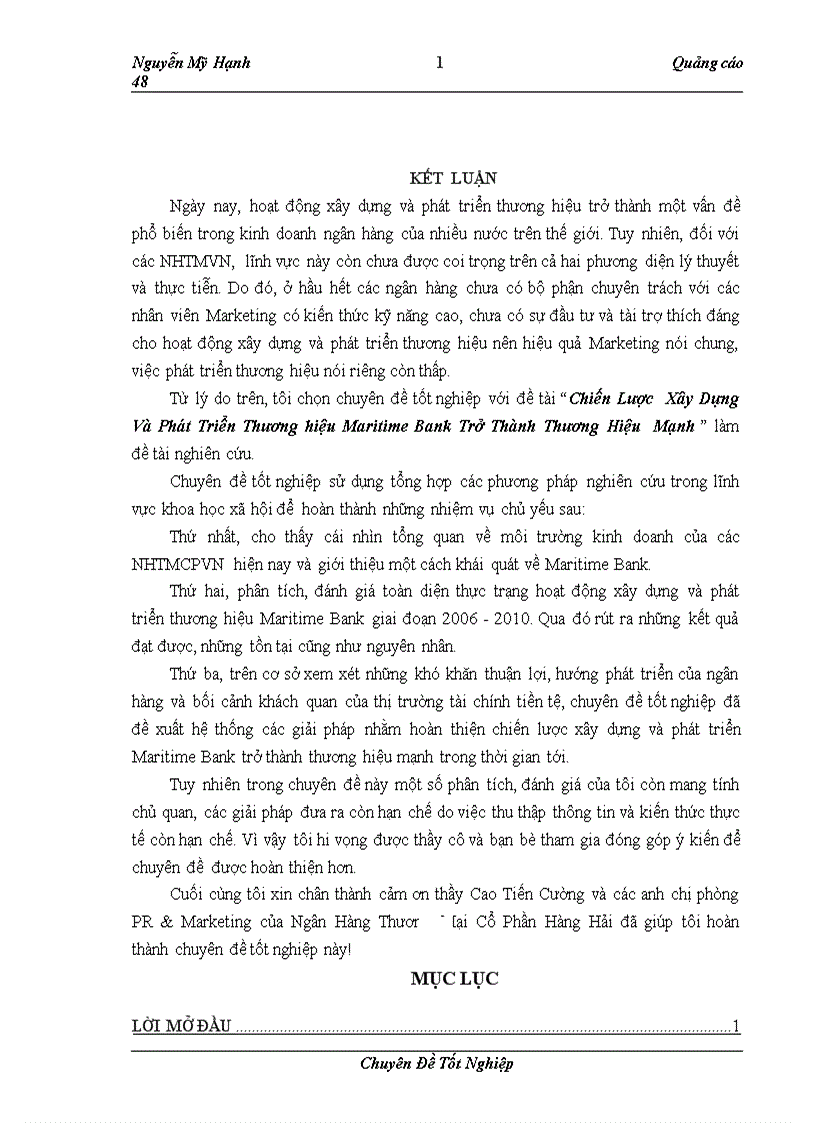 image for page Chiến lược xây dựng và phát triển thương hiệu Maritime Bank trở thành thương hiệu mạnh