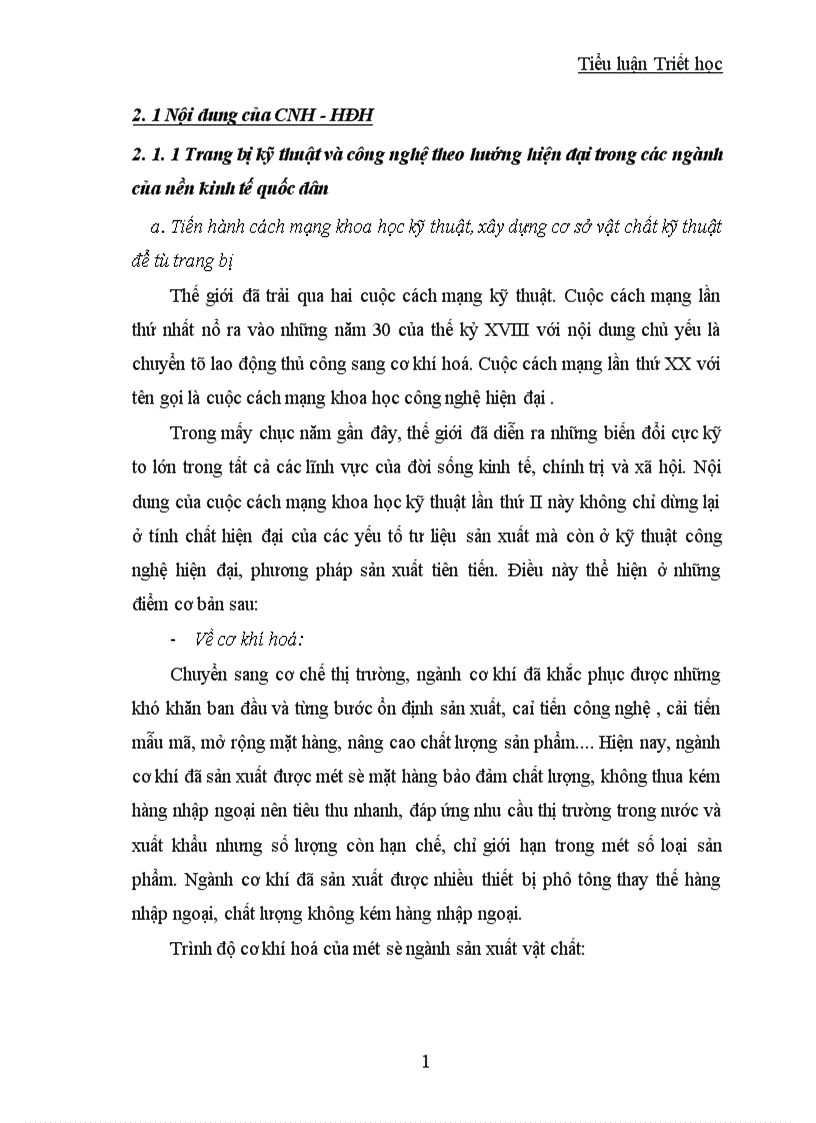 image for page CNH HĐH và vai trò của nó trong sự nghiệp xây dựng chủ nghĩa xã hội ở nước ta